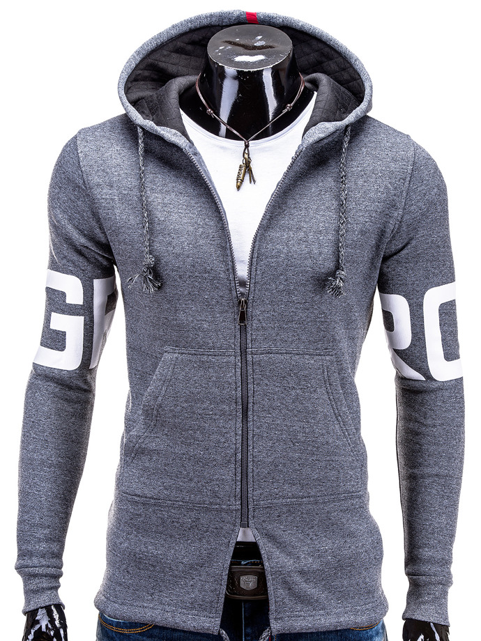 Men's sweatshirt B525 - dark grey