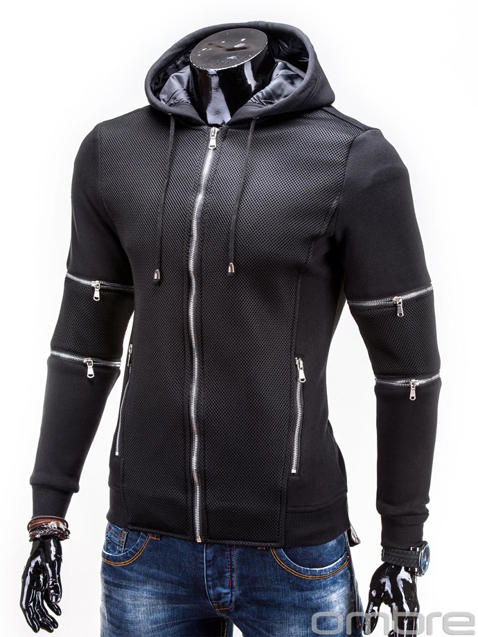 Men's sweatshirt B538 - black