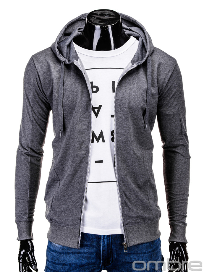 Men's sweatshirt B569 - dark grey