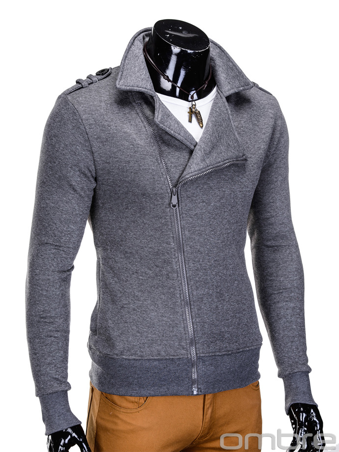 Men's sweatshirt B609 - dark grey