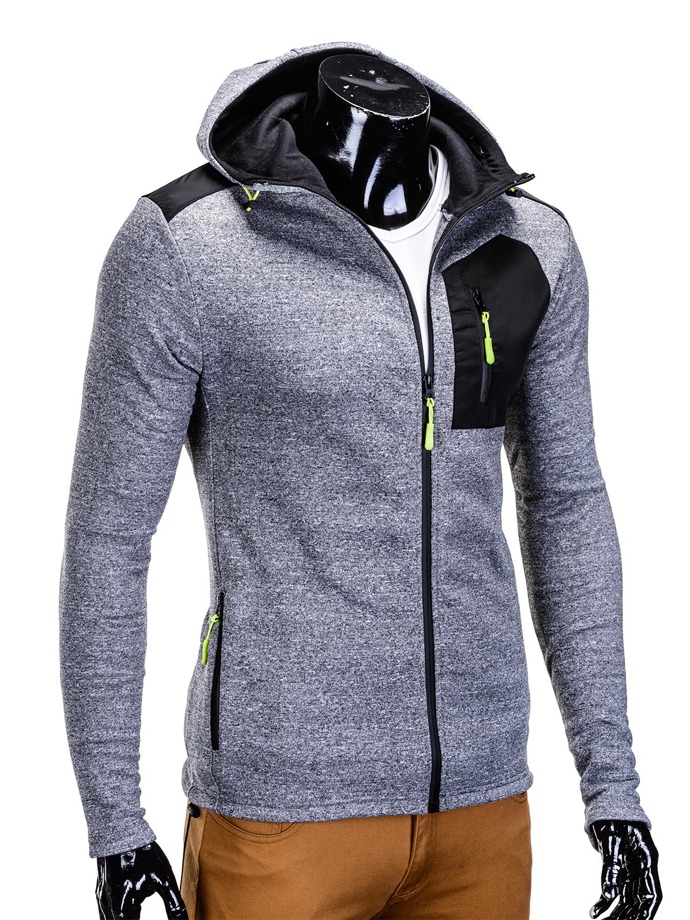 Men's sweatshirt B616 - grey