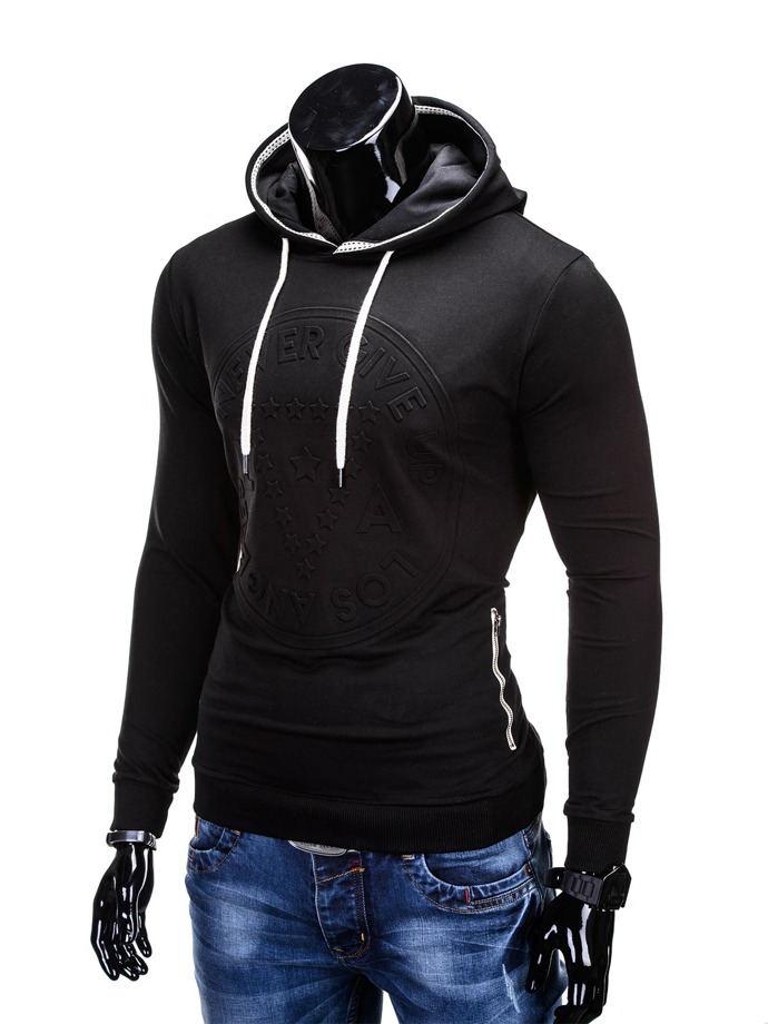 Men's sweatshirt B619 - black
