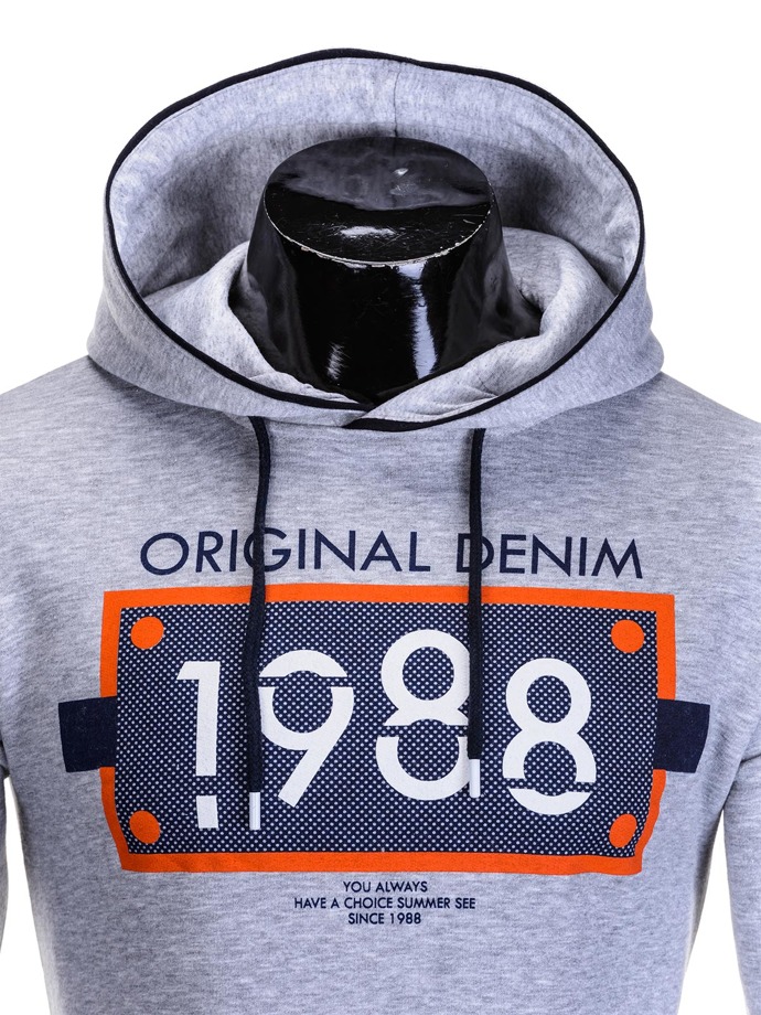Men's sweatshirt B623 - grey