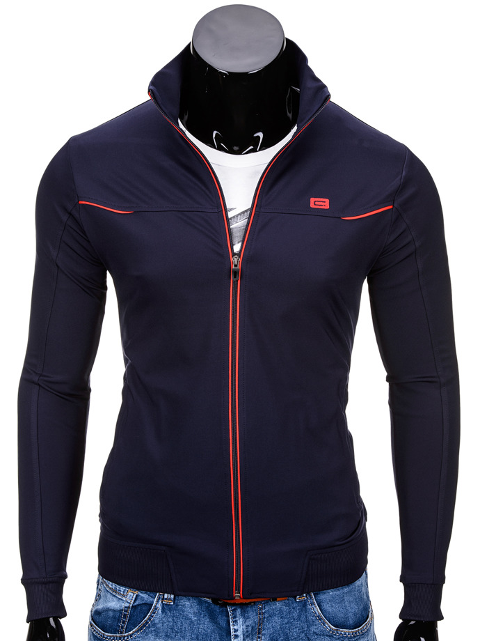 Men's sweatshirt B653 - navy/red
