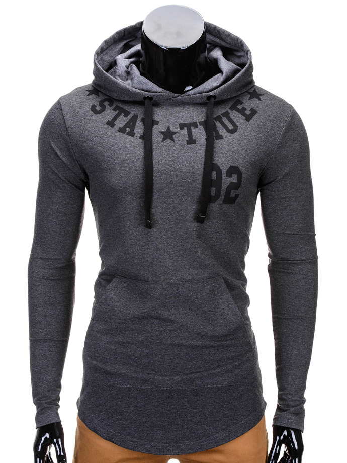 Men's sweatshirt B664 - dark grey