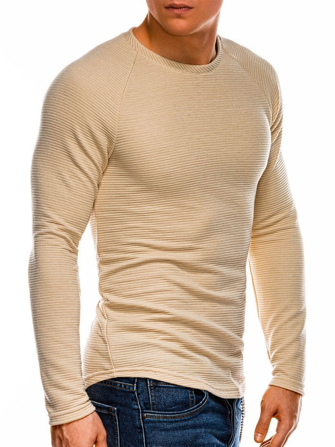 Men's sweatshirt - beige B1021