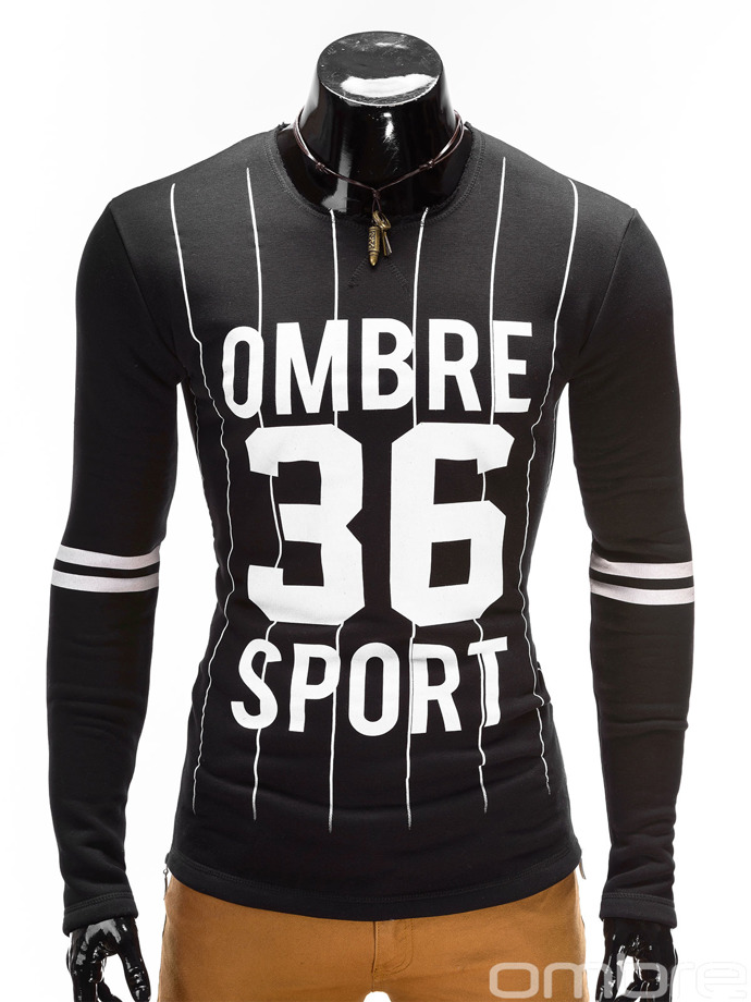 Men's sweatshirt - black B330