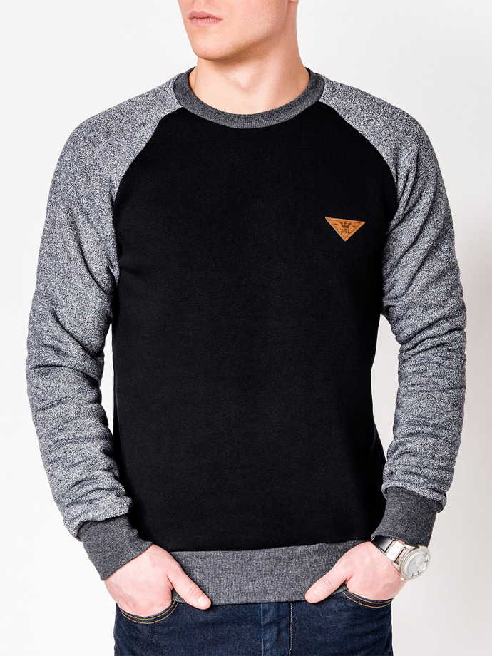 Men's sweatshirt - black B453