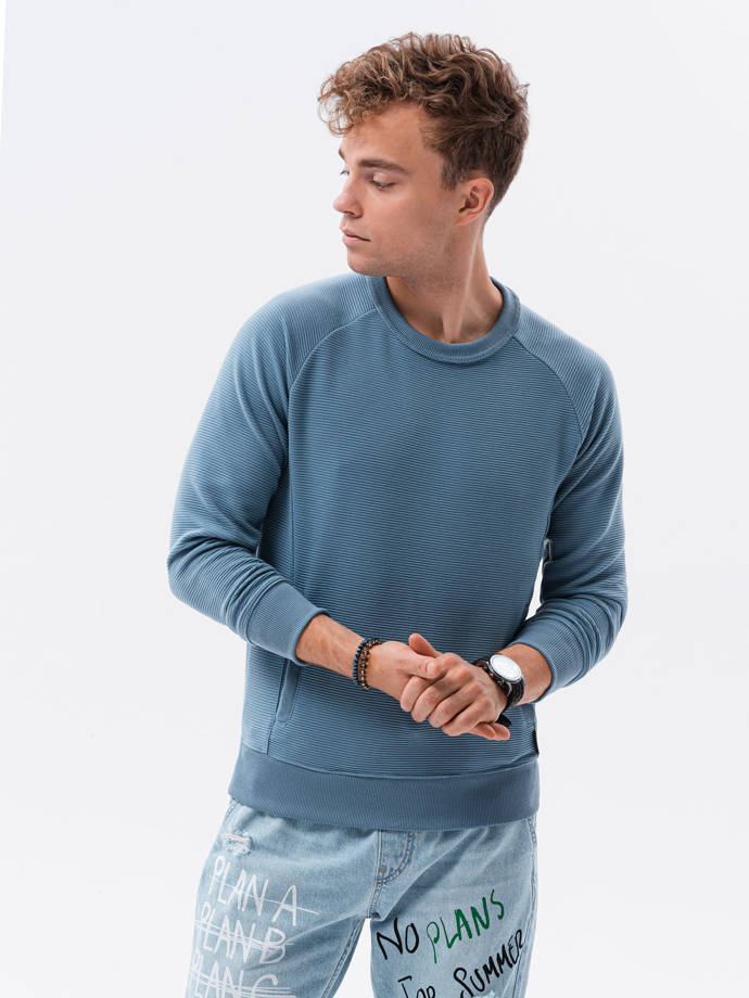 Men's sweatshirt - blue B1156