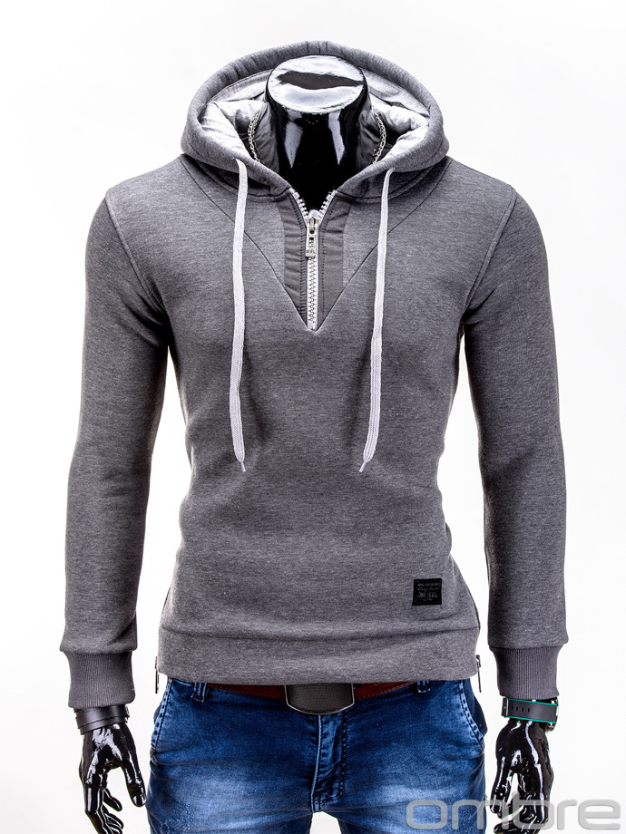 Men's sweatshirt - dark grey B492