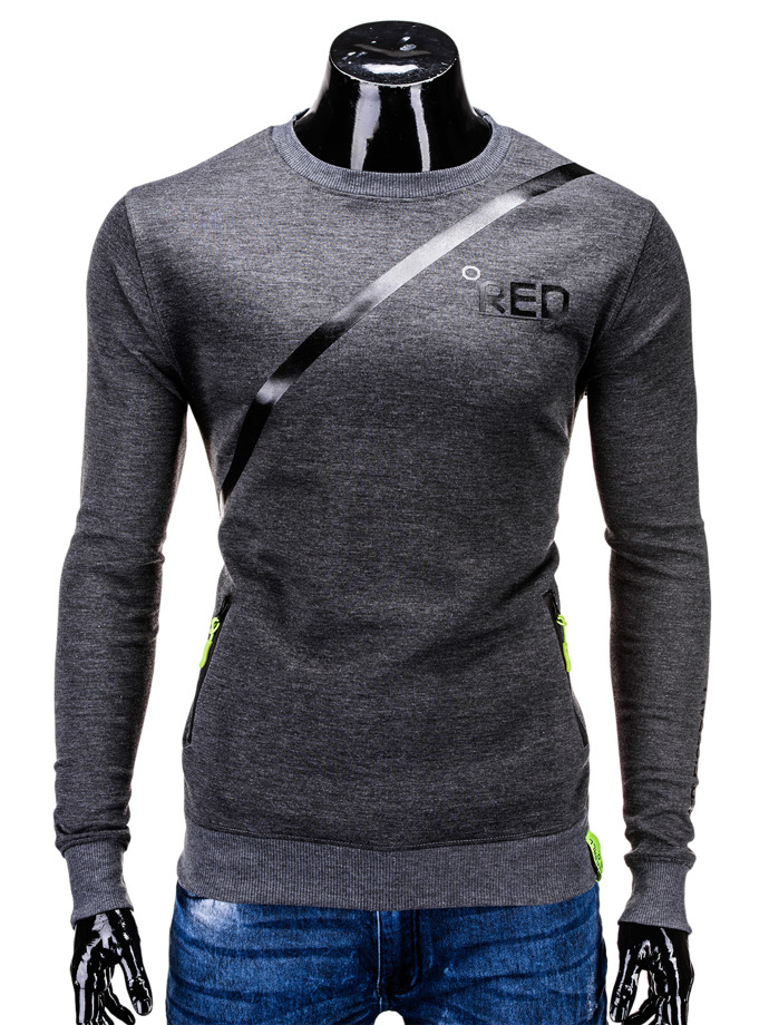 Men's sweatshirt - dark grey B572