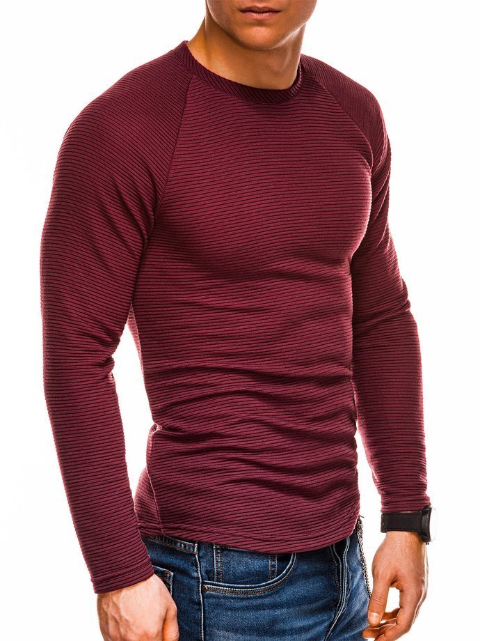 Men's sweatshirt - dark red B1021