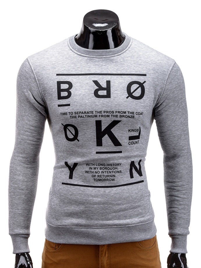 Men's sweatshirt - grey B432