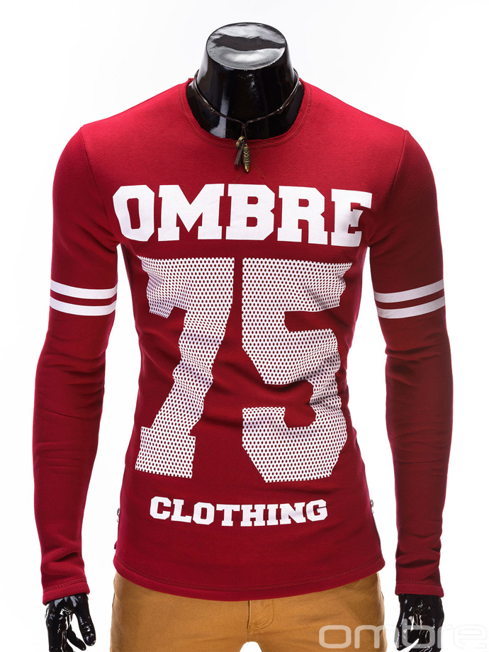 Men's sweatshirt - red B327