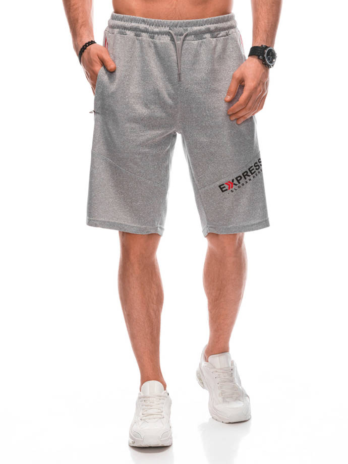 Men's sweatshorts W465 - grey | MODONE wholesale - Clothing For Men