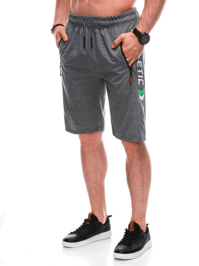 Men's sweatshorts W481 - dark grey