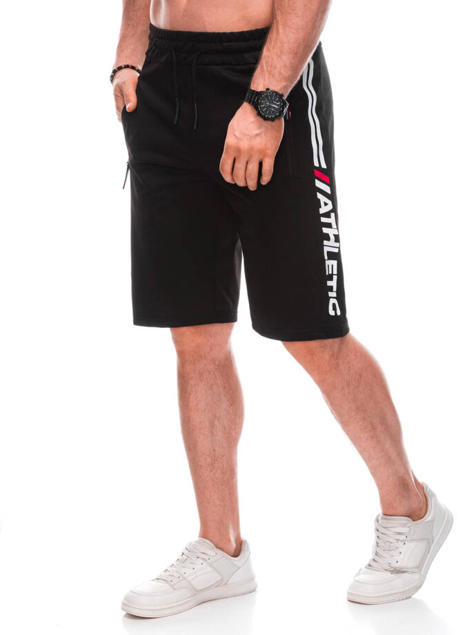 Men's sweatshorts W483 - black