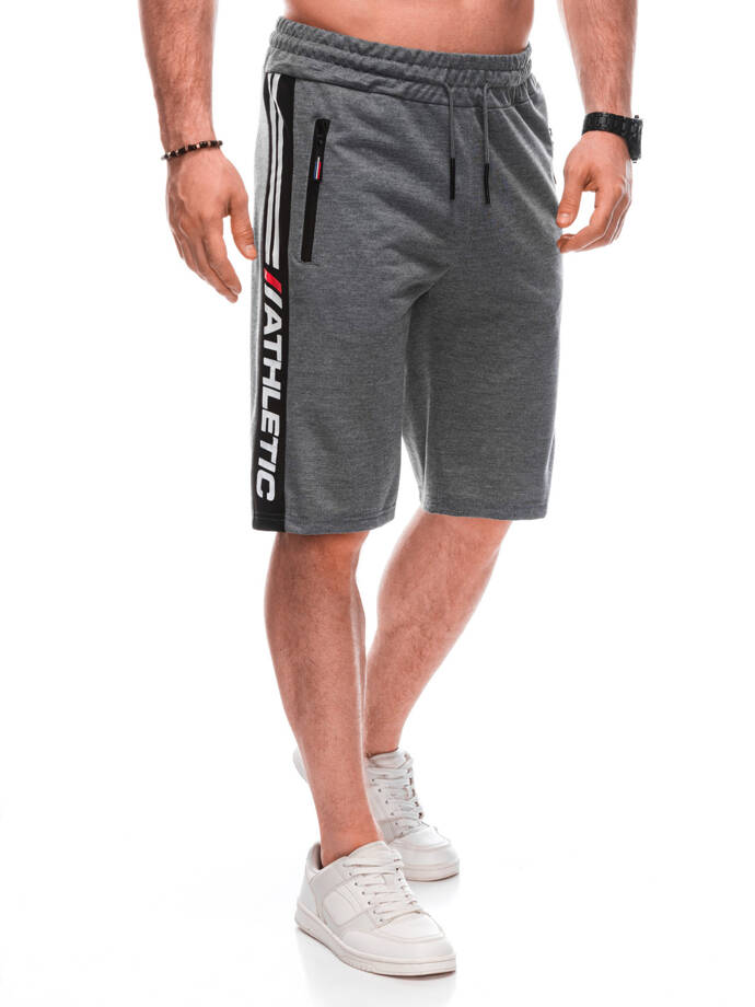 Men's sweatshorts W483 - dark grey