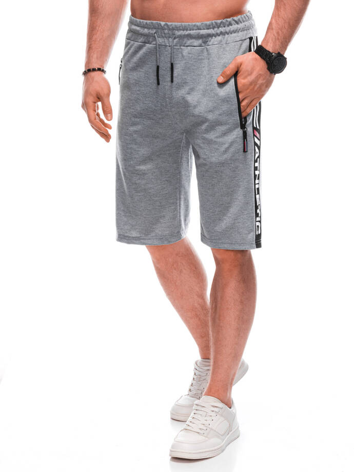 Men's sweatshorts W483 - grey