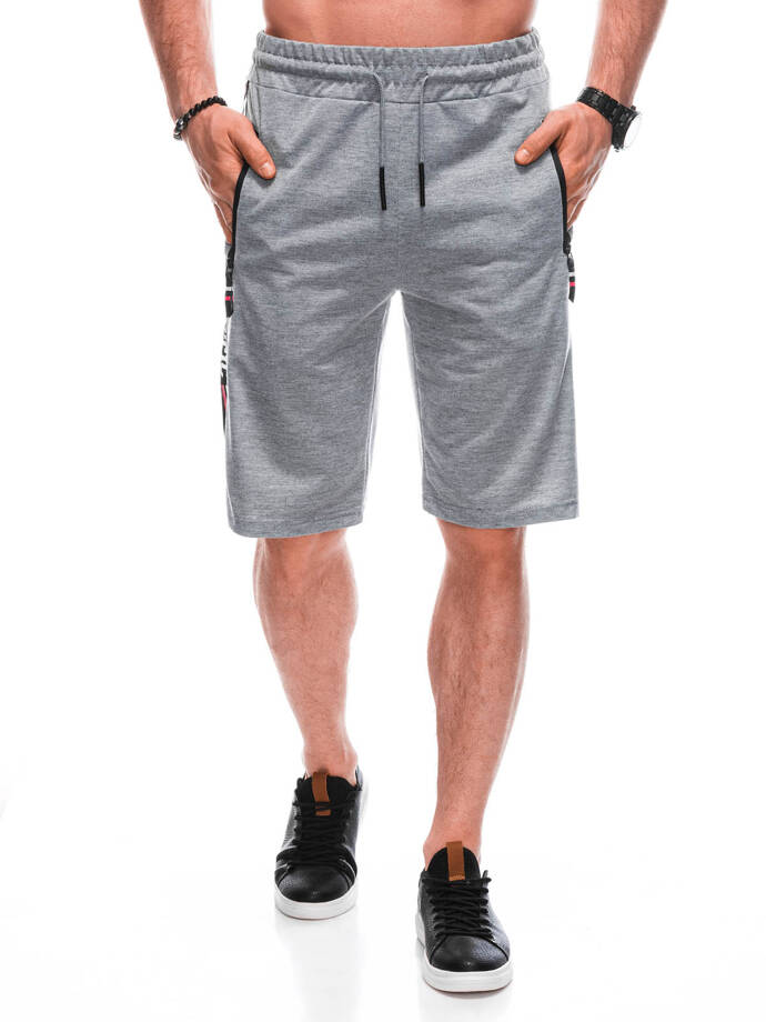 Men's sweatshorts W486 - grey