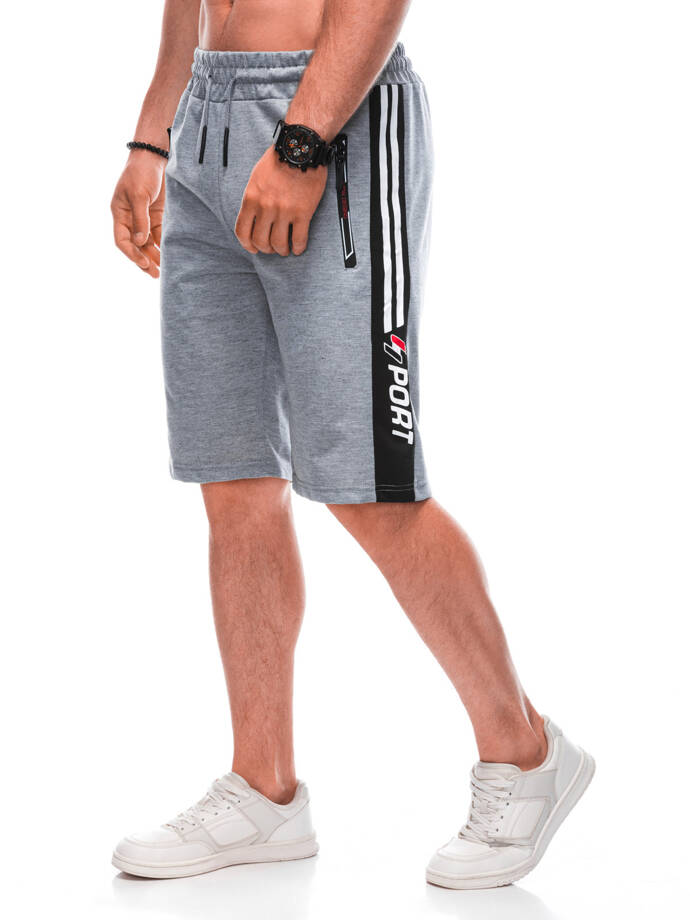 Men's sweatshorts W492 - grey