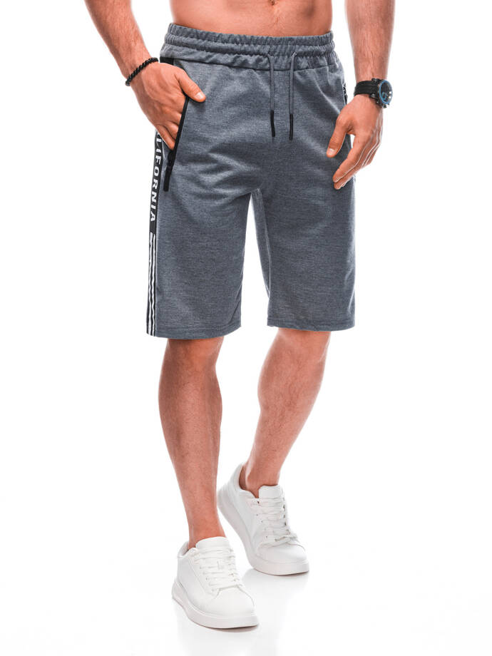 Men's sweatshorts W493 - dark grey