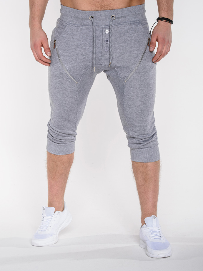 Men's sweatshorts - grey P281