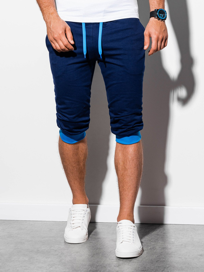 Men's sweatshorts - navy/blue P29