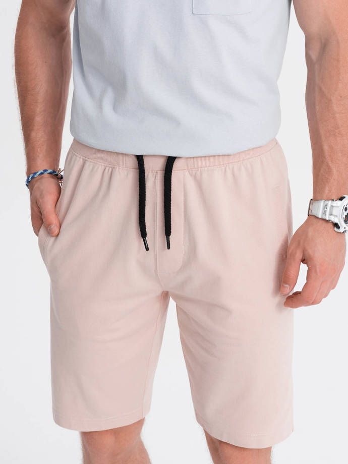 Men's sweatshorts - light blue W291