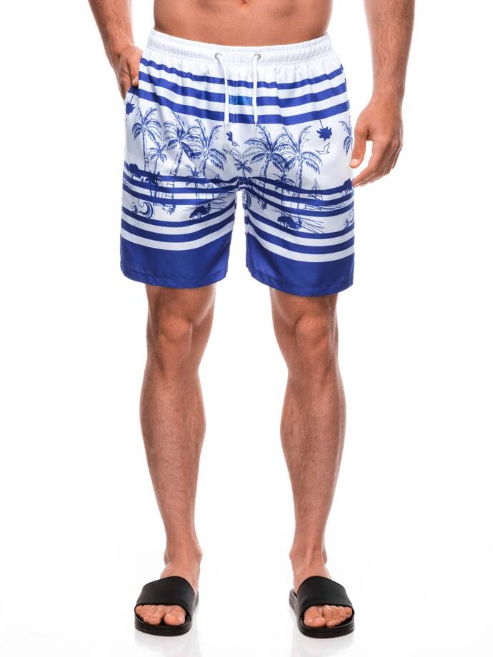 Men's swimming shorts W510 - blue