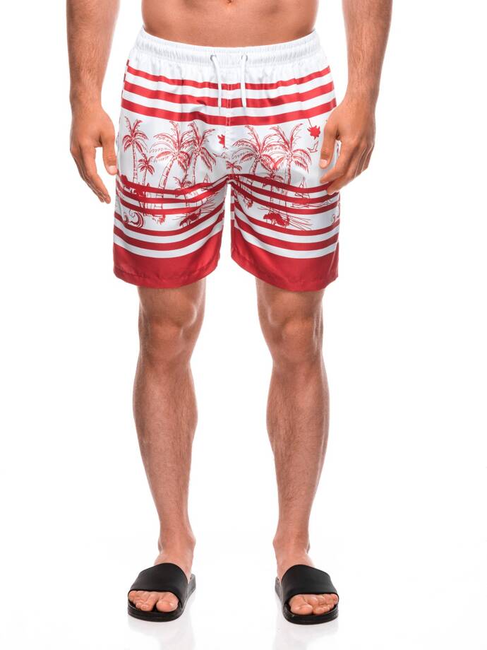 Men's swimming shorts W510 - red