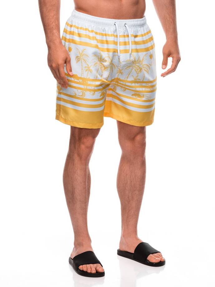 Men's swimming shorts W510 - yellow