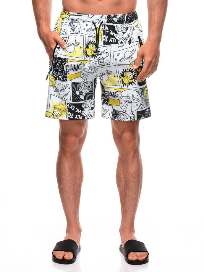 Men's swimming shorts W512 - yellow