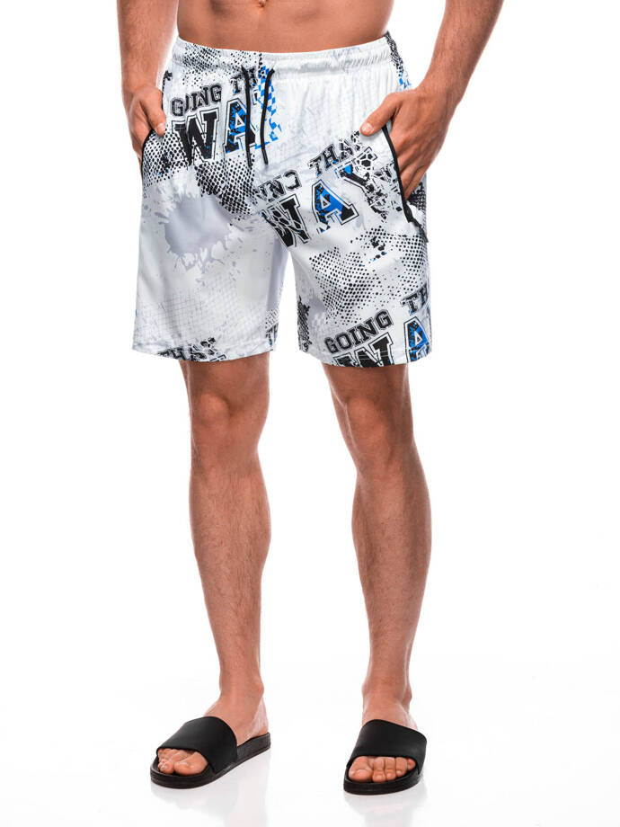 Men's swimming shorts W513 - blue