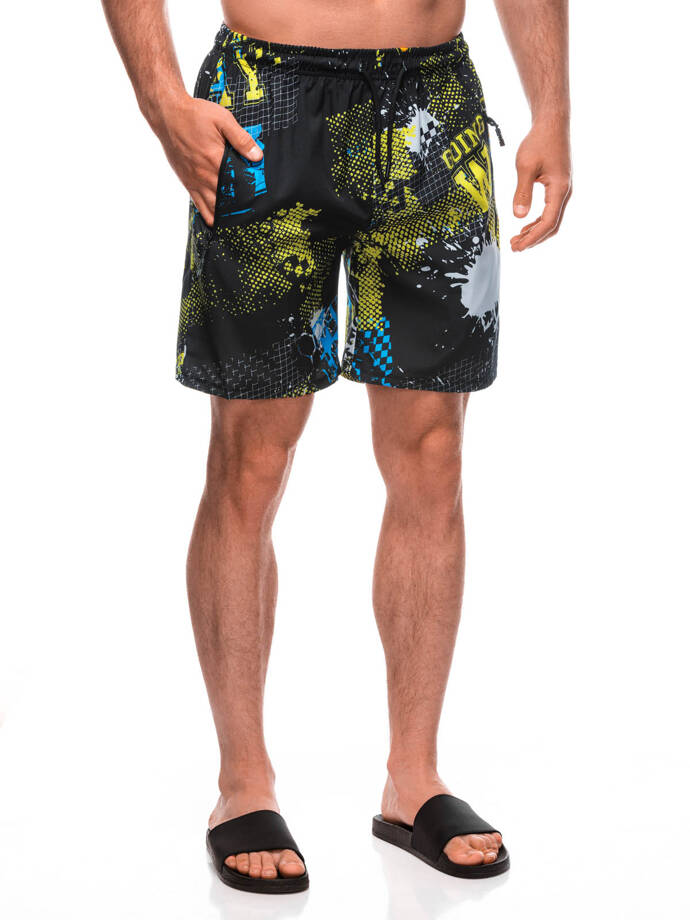 Men's swimming shorts W513 - yellow