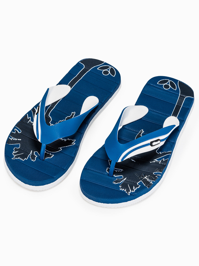 Men's t-bar sandals T290 - blue