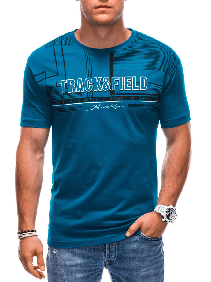 Men's t-shirt S1765 - turquoise