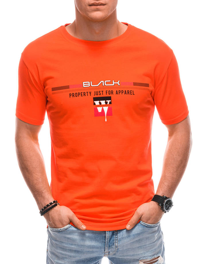 Men's t-shirt S1772 - orange