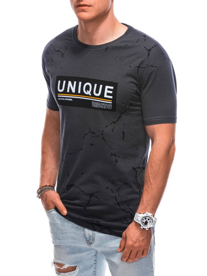 Men's t-shirt S1793 - dark grey