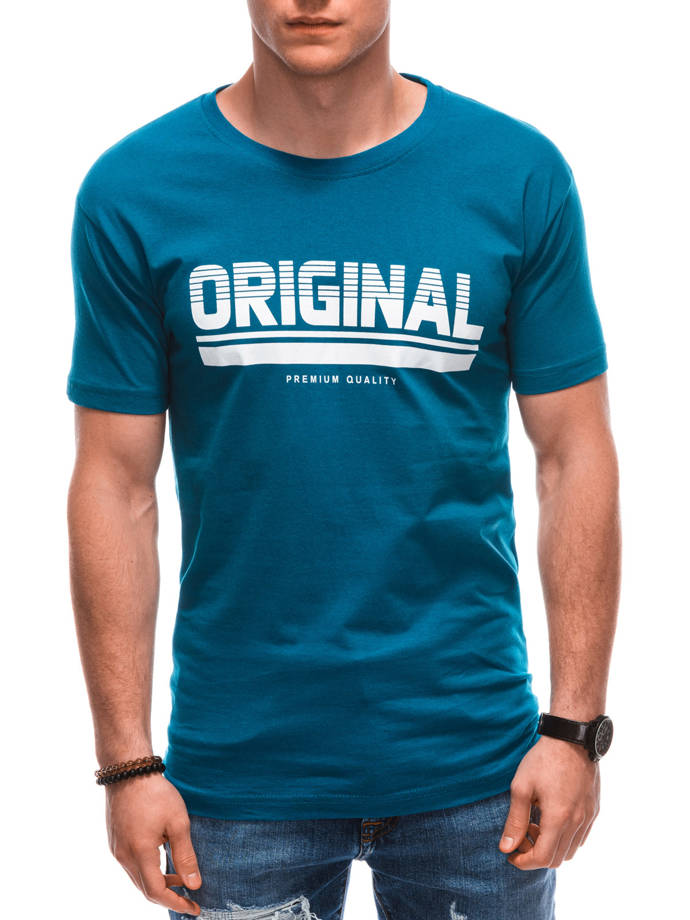 Men's t-shirt S1797 - turquoise