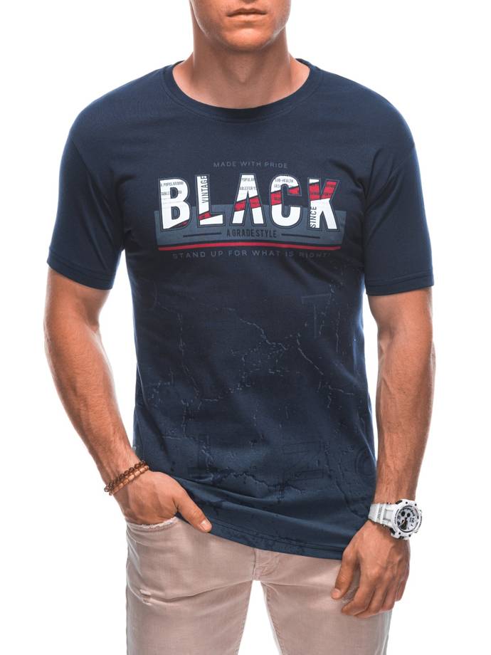 Men's t-shirt S1878 - navy