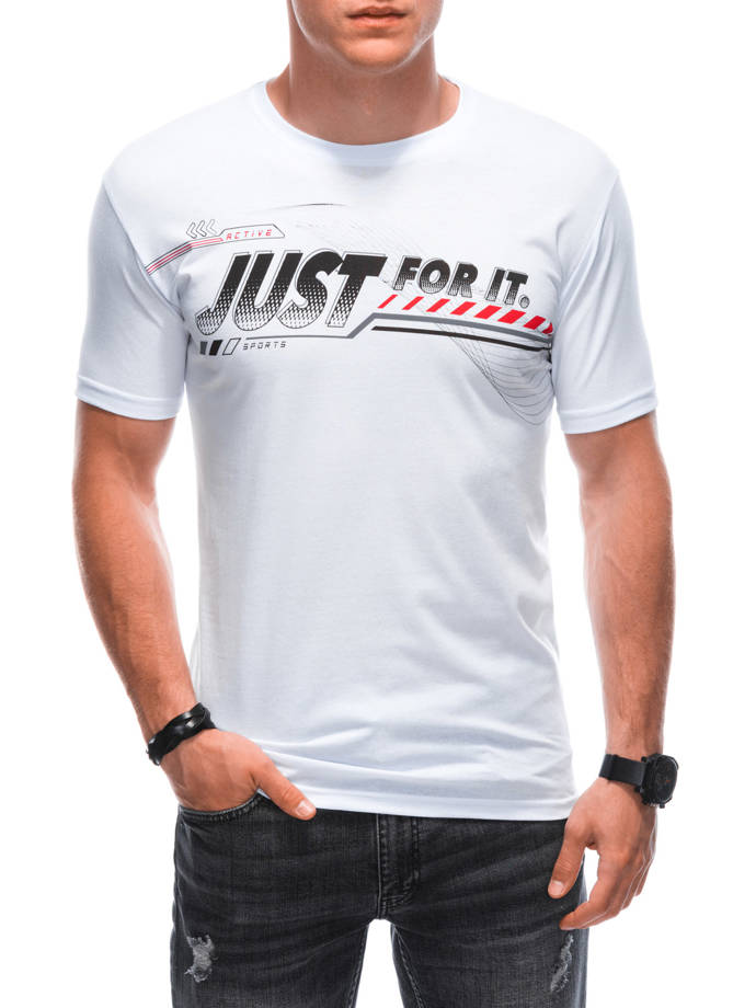 Men's t-shirt S1885 - white