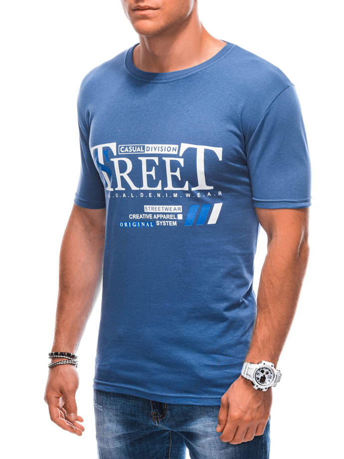 Men's t-shirt S1894 - blue