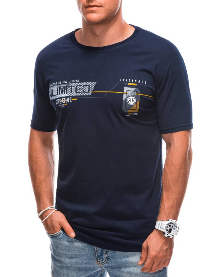 Men's t-shirt S1912 - navy