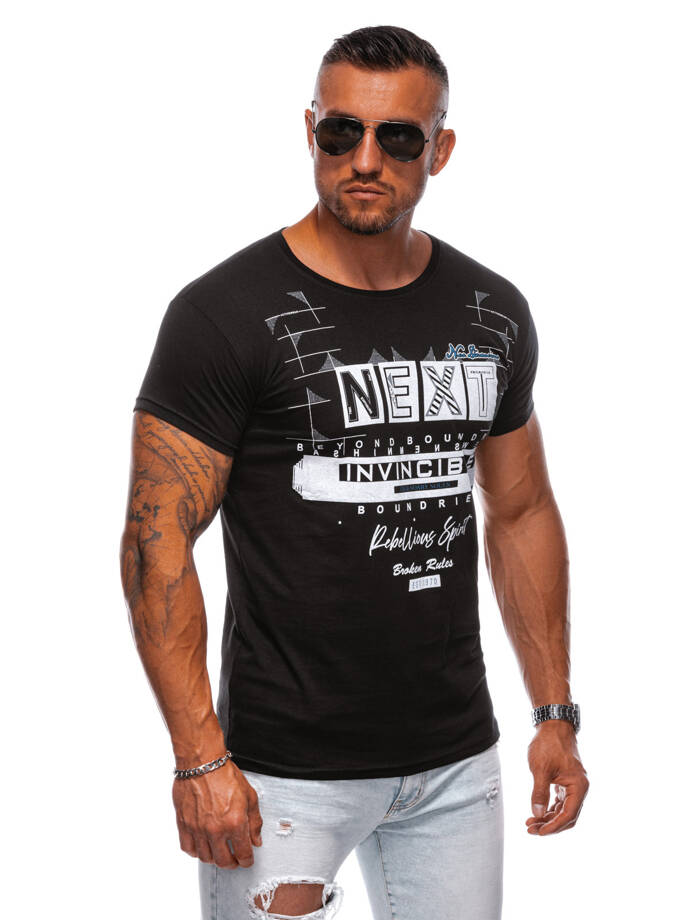 Men's t-shirt S1977 - black