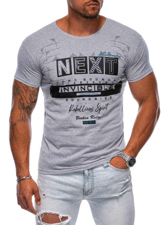 Men's t-shirt S1977 - grey