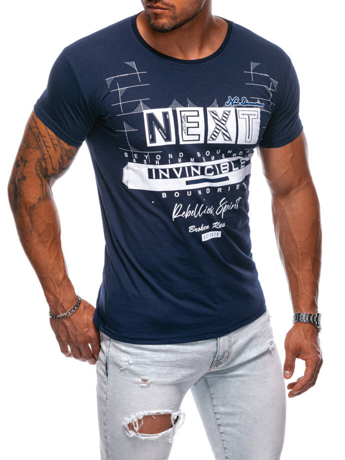 Men's t-shirt S1977 - navy