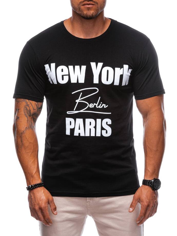 Men's t-shirt S2004 - black