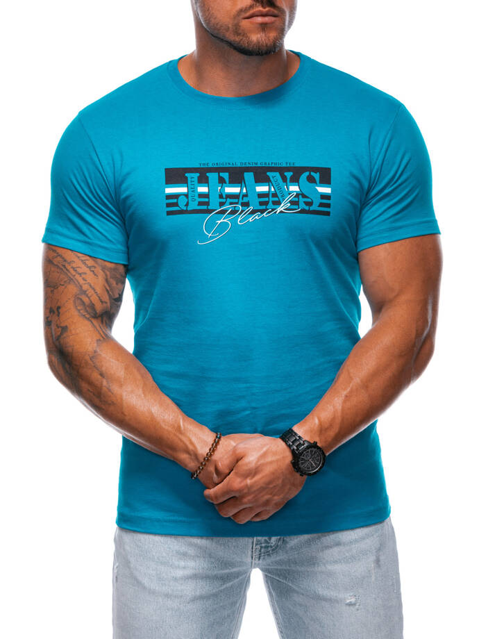 Men's t-shirt S2012 - light turquoise