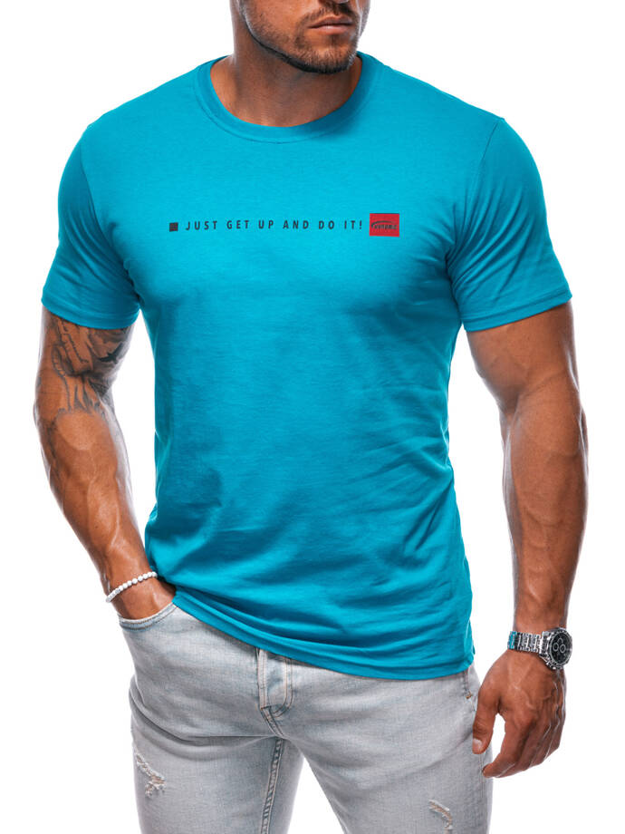 Men's t-shirt S2013 - light turquoise